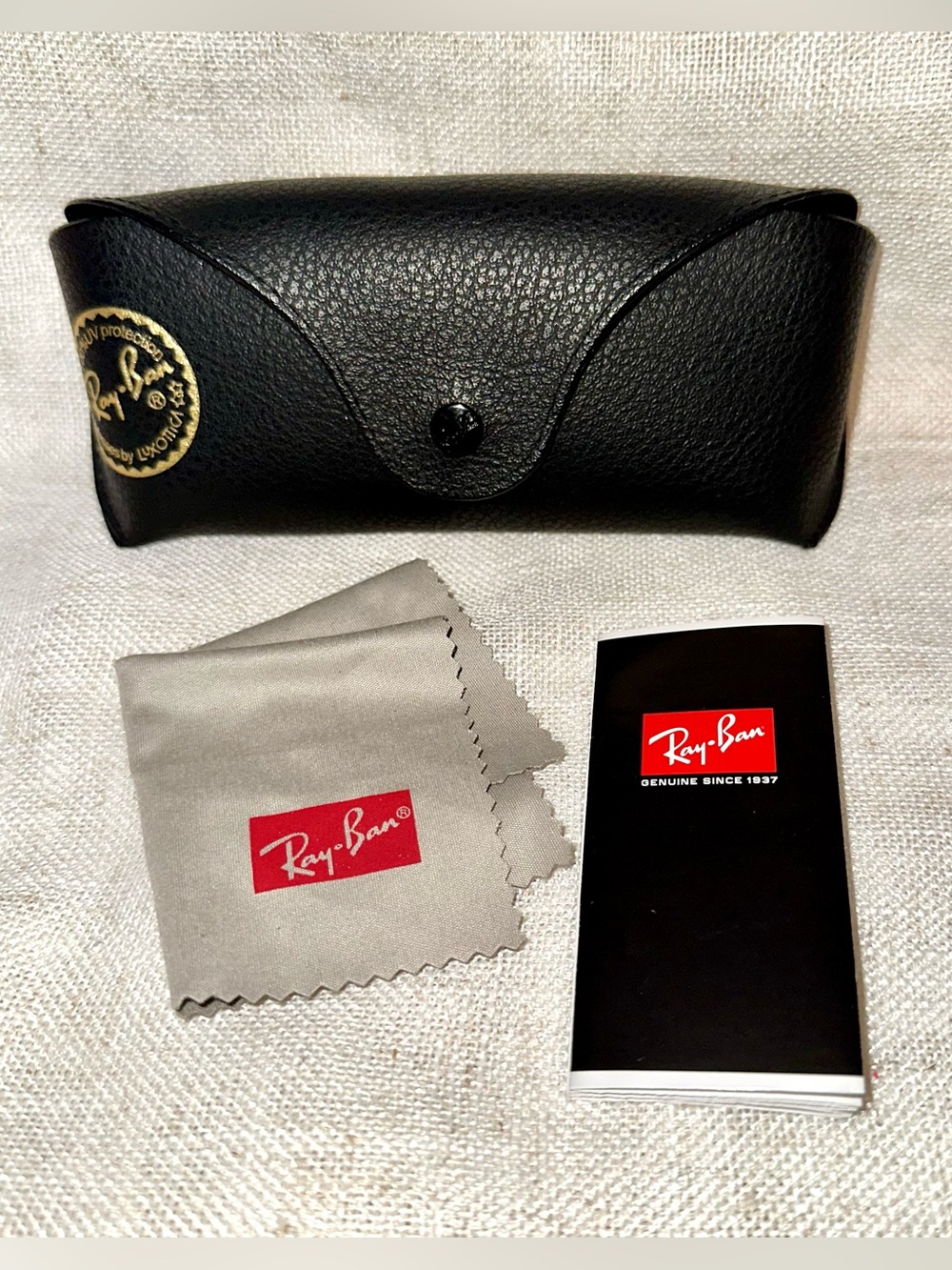 Ray-Ban Black Leatherette Hard Shell Sunglasses Case Replacement Only